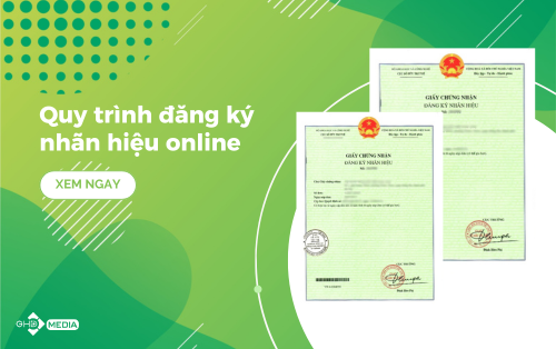 Quy trình đăng ký nhãn hiệu online Quy trình đăng ký nhãn hiệu online
